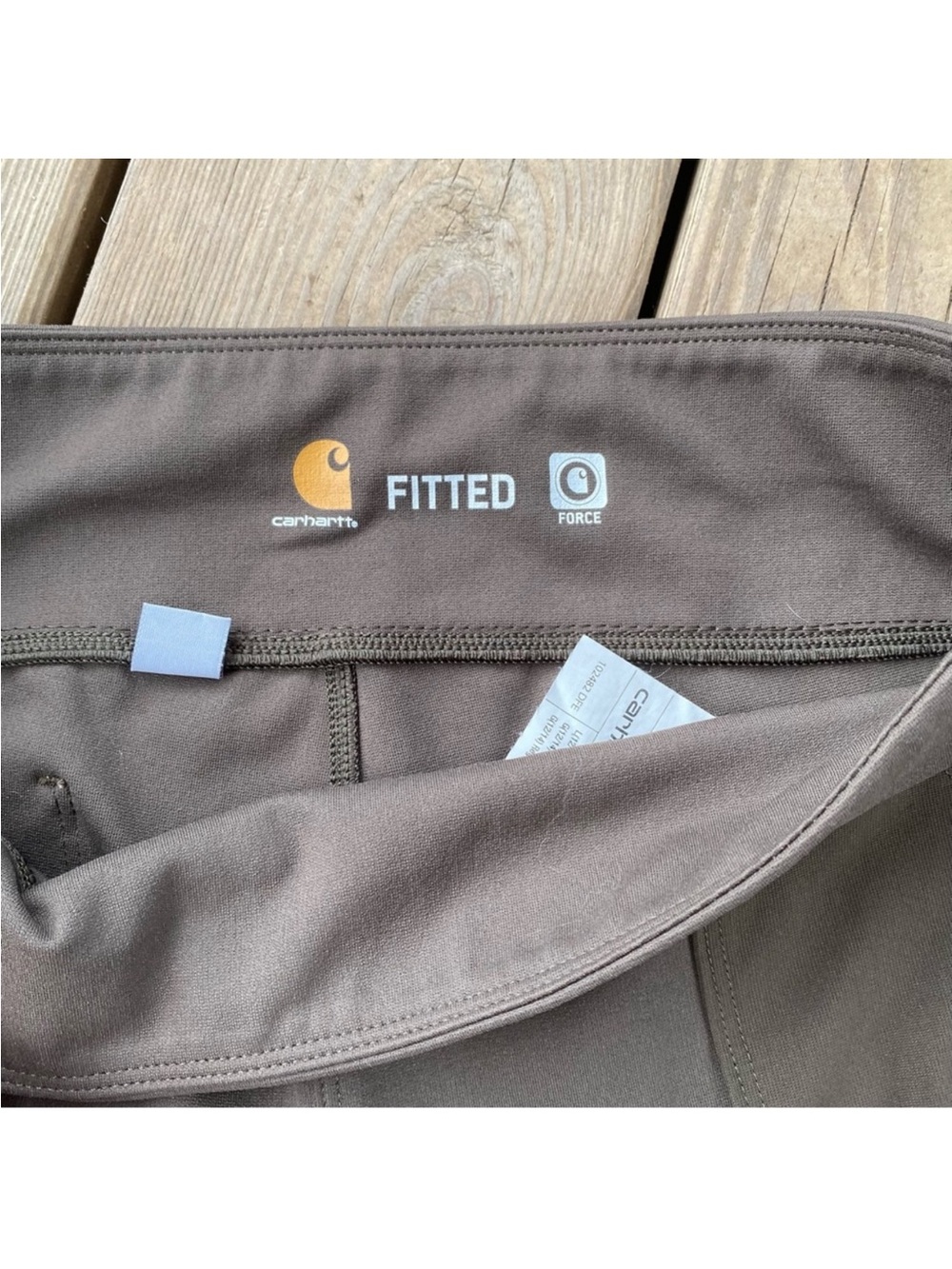 Carhartt Force Utility Knit Legging Dark Coffee L 12 14 - Picture 7 of 12
